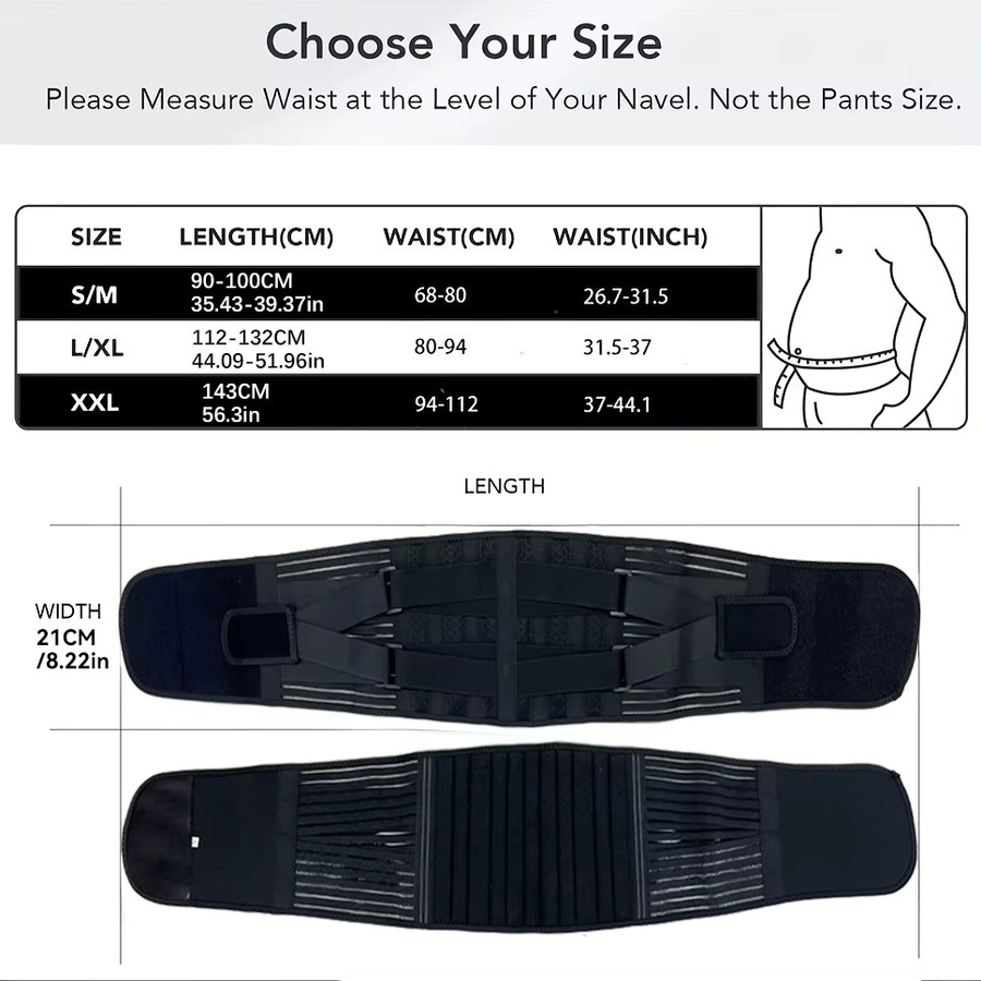 monclique Orthopädische Taille Lenden Unterstützung, Unisex - Bild 6