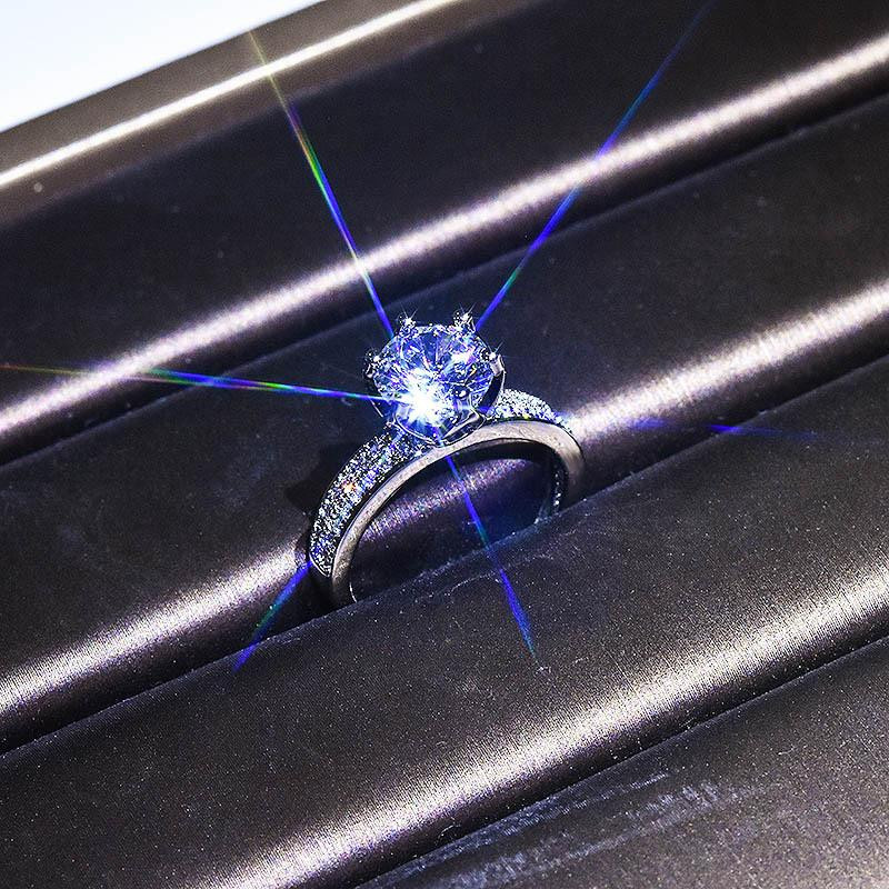 YIRAN Jewelry Ring 925 Silber, Diamant, Damen - Bild 3