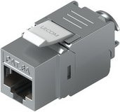 Ubiquiti Cat.6a Keystone-Modul für Ethernet/LAN, 12er-Pack, Grau - Bild 1