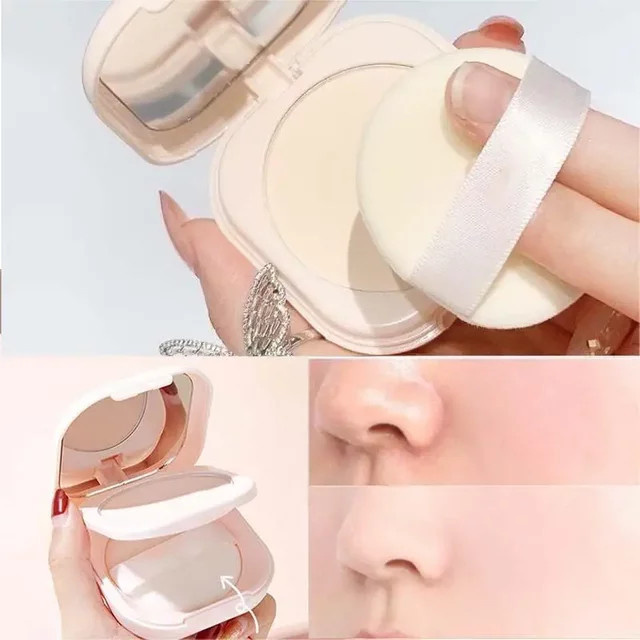 SAKSRAAR Setting Powder Oil Control, 01# Ivory White, Matt, Unisex - Bild 1