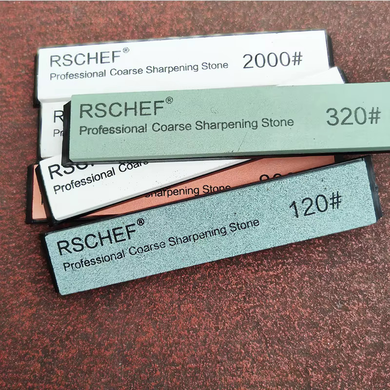 RSCHEF Schleifstein Set 2 Stück Wasserschleifstein zum Messerschärfen in Multicolor - Bild 2