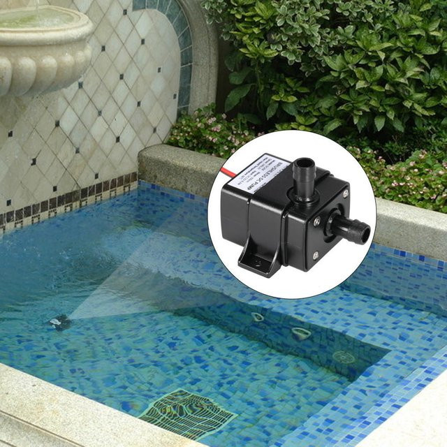 GoolRC Mini bürstenlose Tauchwasserpumpe DC12V für Aquarium und Brunnen in Schwarz - Bild 1