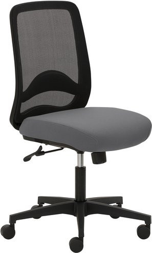 Mayer Sitzmöbel Drehstuhl 2218 in Grau mit Rollen, B/H: 62 x 109 cm - Bild 1