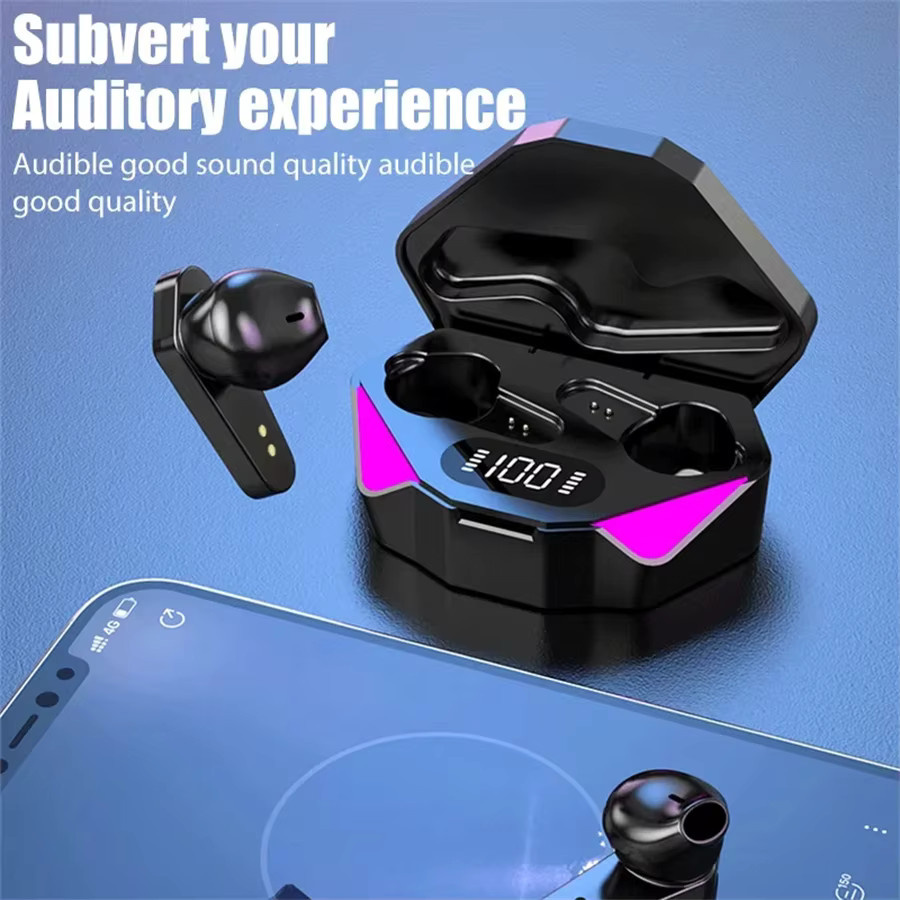 Briame X15 TWS Bluetooth Gaming Headset mit niedriger Latenz und Mikrofon in Schwarz - Bild 4
