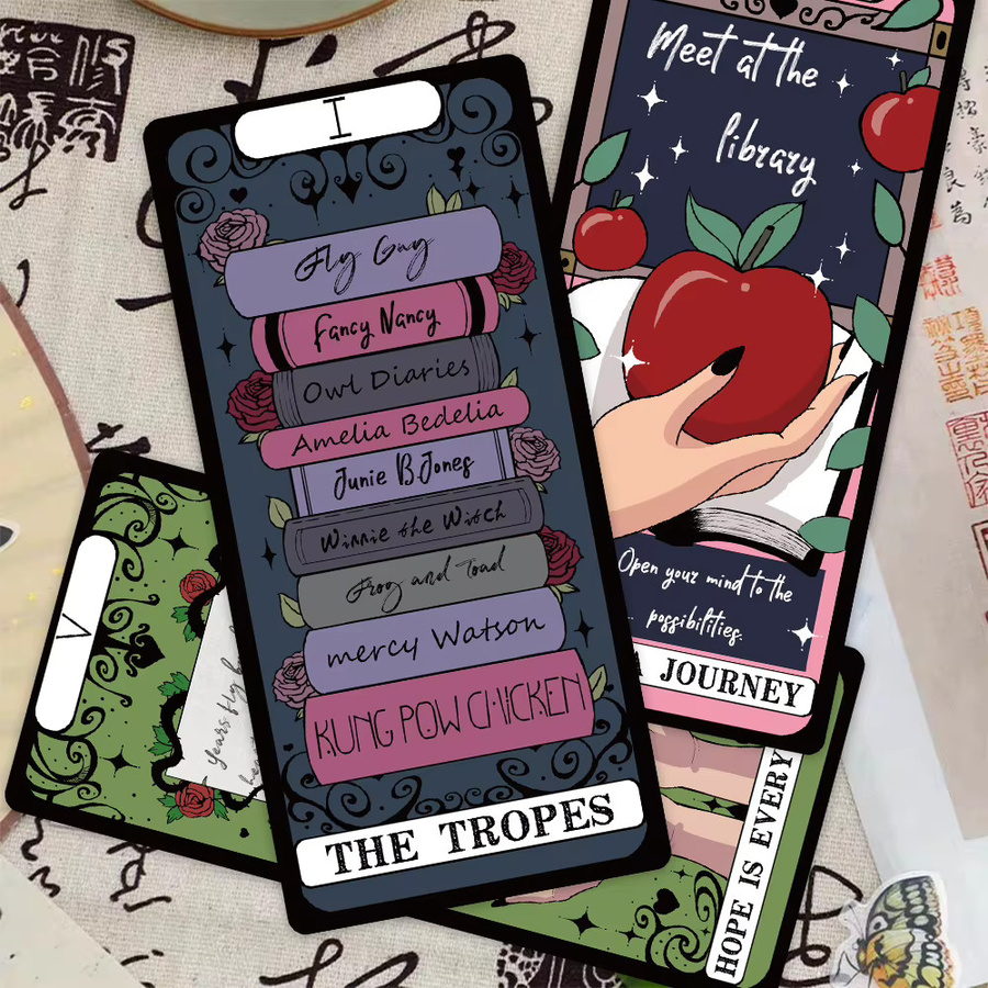 30 Stück Tarot Lesezeichen aus Papier in Multicolour für kreative Schreibwaren und Studenten - Bild 4