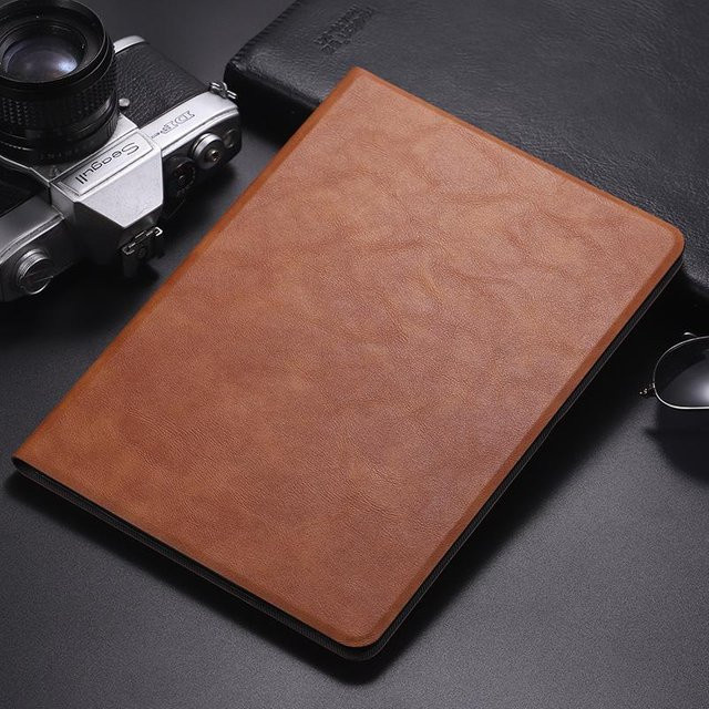 Leder-Tablet-Hülle für Apple iPad Air, Pro und Mini in Braun - Bild 1