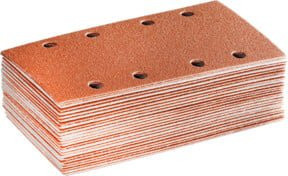 Starcke Schleifpapier-Set für Exzenterschleifer, 50-teilig, Körnung: 240, 8-fach Lochung, B: 18,5 cm, L: 18,5 cm - Bild 1