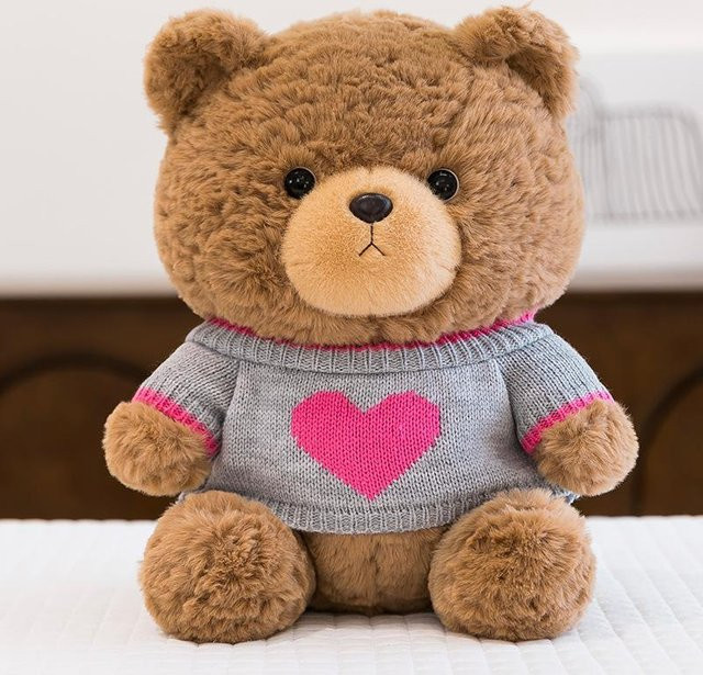 Bai Fen Bai dolls and toys Teddybär Plüschtier, Braun - Bild 1