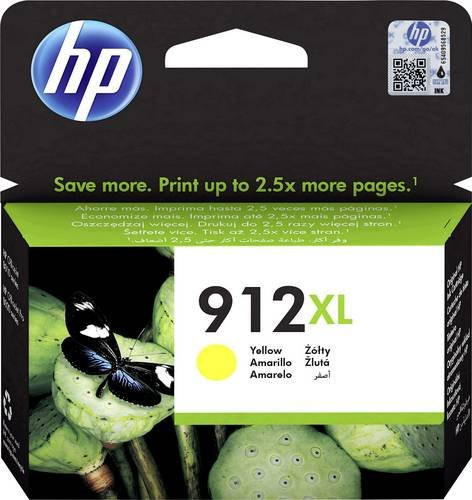 Original HP 912XL Tintenpatrone Gelb 9,9 ml für Officejet 80XX und Officejet Pro 80XX - Bild 1