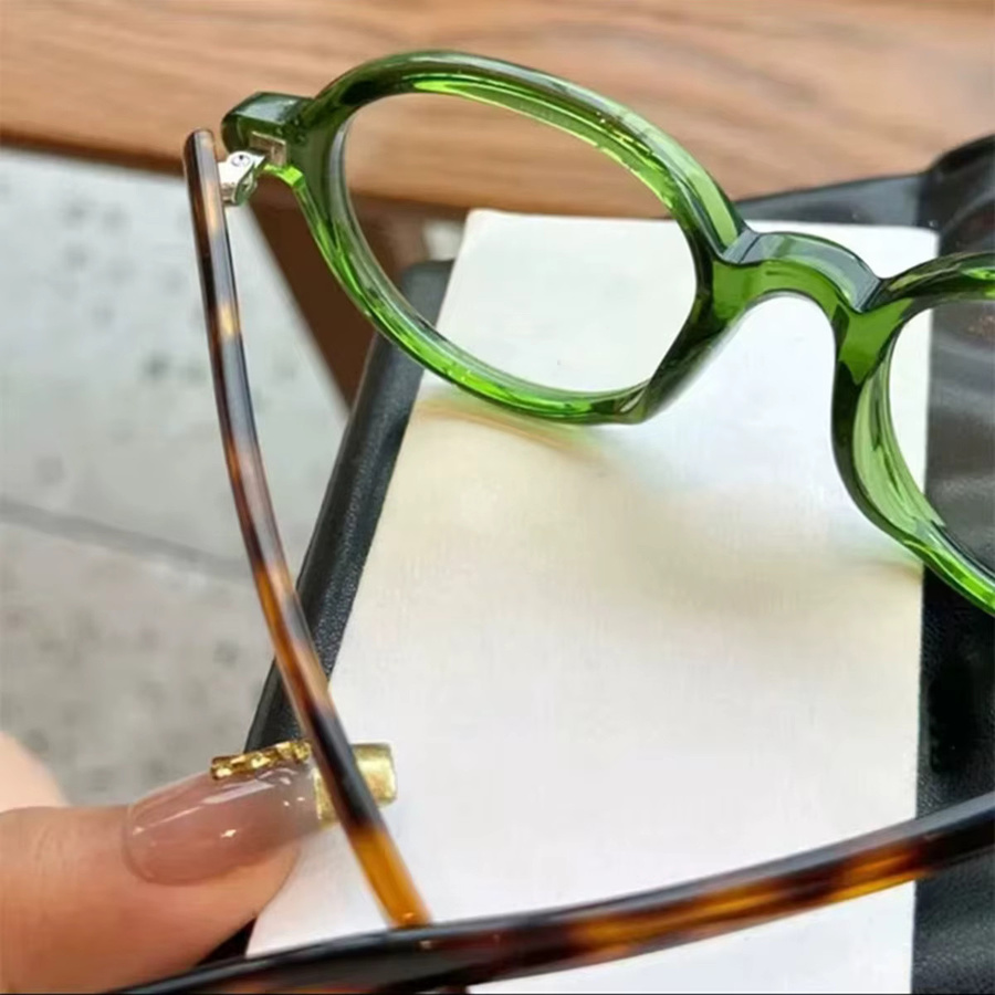 Nerdy Korrektionsbrille, oval, Vollrand, Schildpatt - Bild 2