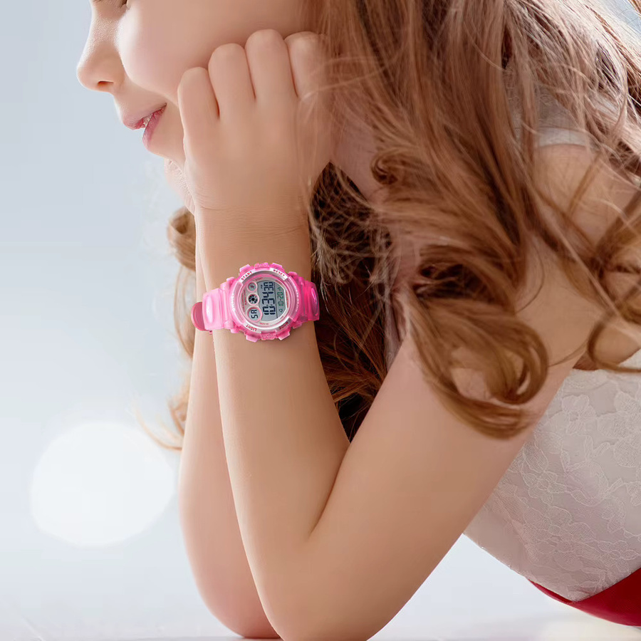 SKMEI Kinder Armbanduhr, Digitaluhr, Kunststoff, Bunt - Bild 2