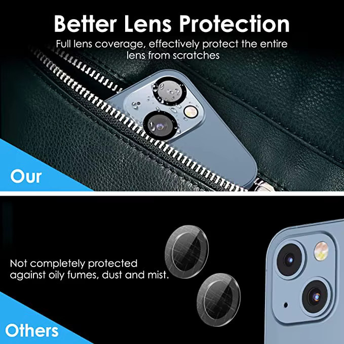 3er-Set Kameraobjektivschutz aus gehärtetem Glas für iPhone 17 Pro Max, iPhone 17 Pro, iPhone 17 Air und iPhone 16 Plus, transparent, wasserdicht und HD-klar - Bild 5