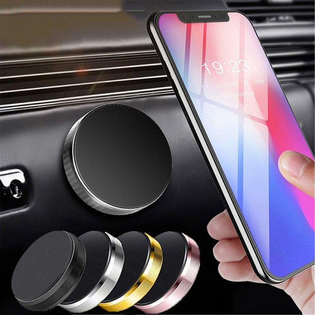 QUERPXAF Universal Magnetische Auto Telefon Halterung für Dashboard und Wand, kompatibel mit iPhone und Samsung - Bild 1