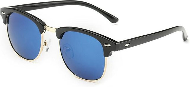 AORON Sonnenbrille, polarisiert, rund, grey, Unisex - Bild 1