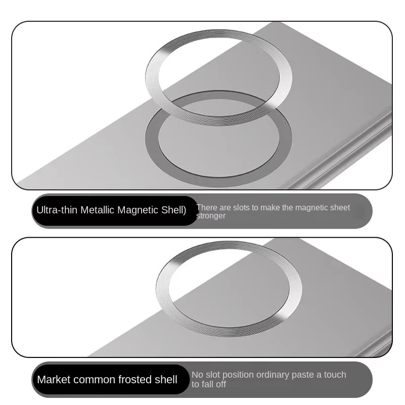 MagSafe kompatible Honor Magic V3 Vs3 Vs2 V2 Handyhülle in Gold, ultradünne matte Schutzhülle mit Magnetfunktion - Bild 2