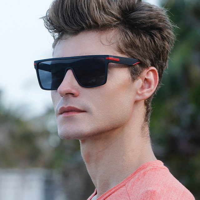 Blanche Michelle Sonnenbrille, Vollrand, Kunststoff, Unisex, Schwarz - Bild 1