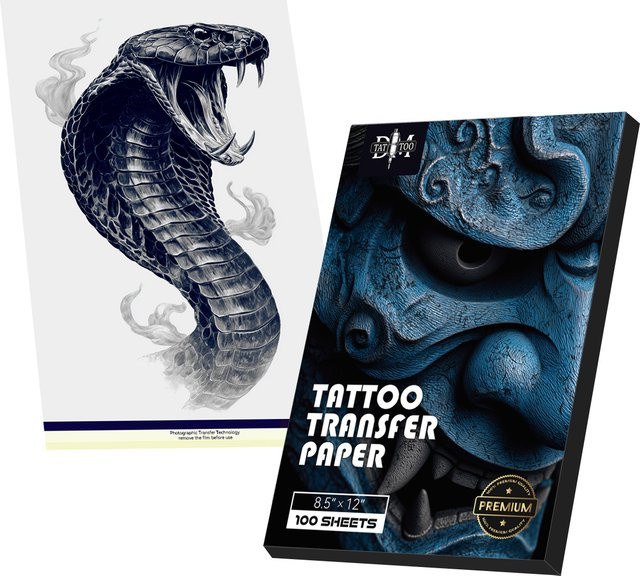 JOANSPRING Tattoo Transferpapier, 100 Stück - Bild 1