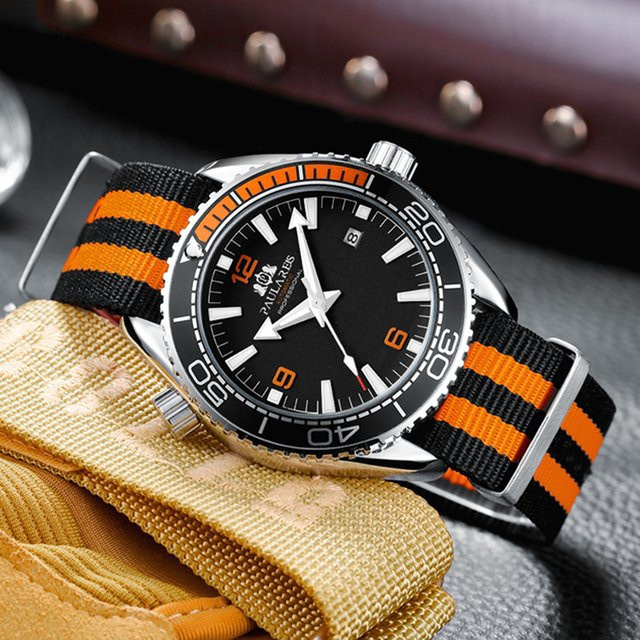 PAULAREIS P Armbanduhr Automatik, Edelstahl, Schwarz, Herren - Bild 1
