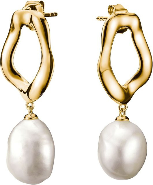 Thomas Sabo Ohrringe, 925 Silber, vergoldet, Perle, Damen - Bild 1