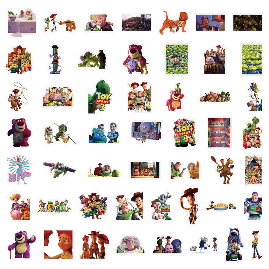Disney Toy Story Cartoon-Aufkleber, PVC-Aufkleber, 30/50/100/200 Stück - Bild 4