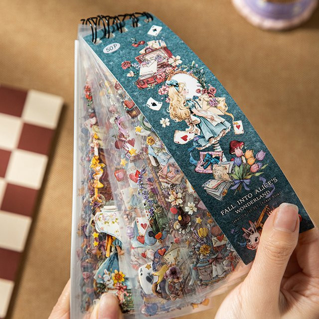 Mr.Paper Märchen-Thema Ausgestanzte PET-Aufkleber für DIY Journal und Dekoration, 50 Blatt, Mehrfarbig - Bild 1