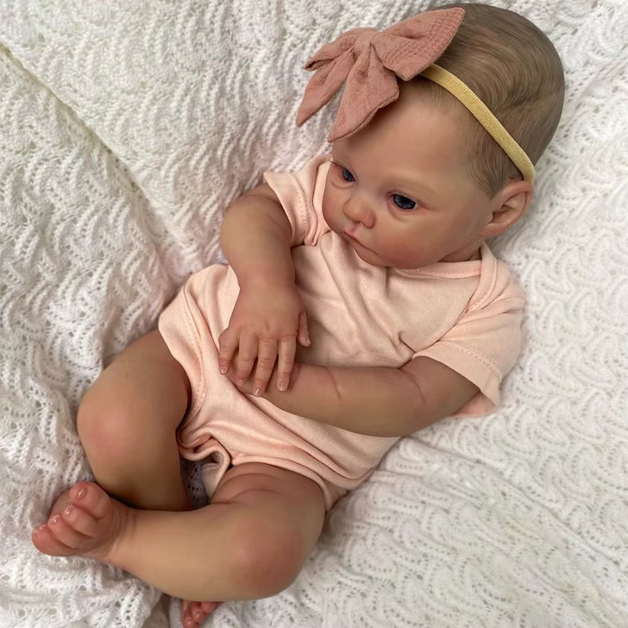 OtardDolls Wiese Bebe Reborn Mädchen, Ganzkörper Silikon, 45 cm - Bild 2