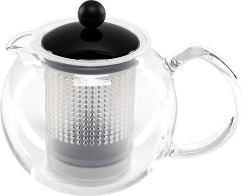 Bodum Assam Teebereiter Transparent Schwarz 0,5 Liter - Bild 1
