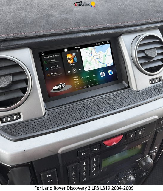 CHSTEK Android 13 Multimedia-Player für Land Rover LR3 Discovery 3 L319 (2004-2009) mit Carplay, GPS, WIFI, 4G und Bluetooth in Schwarz - Bild 1