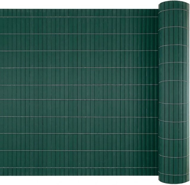 UrFence PVC Sichtschutz und Windschutz für Balkon und Garten in Grün, Breite: 100 cm, Länge: 600 cm - Bild 1