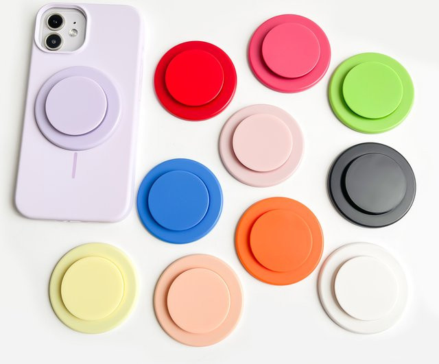 UWCYXOM Magnetischer Griptok Telefonhalter in Grün mit starkem N52-Magnet und Standfunktion für alle Smartphones - Bild 1