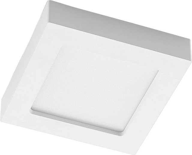 PRIOS LED Deckenleuchte Alette 9917058 Modern, Weiß, Aluminium, 1-flammig, IP44 Badezimmerleuchte - Bild 1