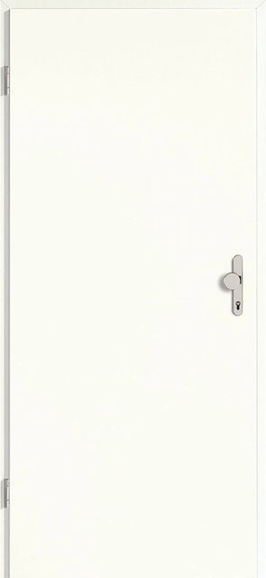 GetaDoor Wohnungseingangstür CPL Arctic Weiß modern links, B: 86,0 cm, H: 198,5 cm - Bild 1