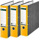 Leitz Ordner 1080 DIN A4 Gelb Wolkenmarmor Rückenbreite: 80 mm - Bild 2