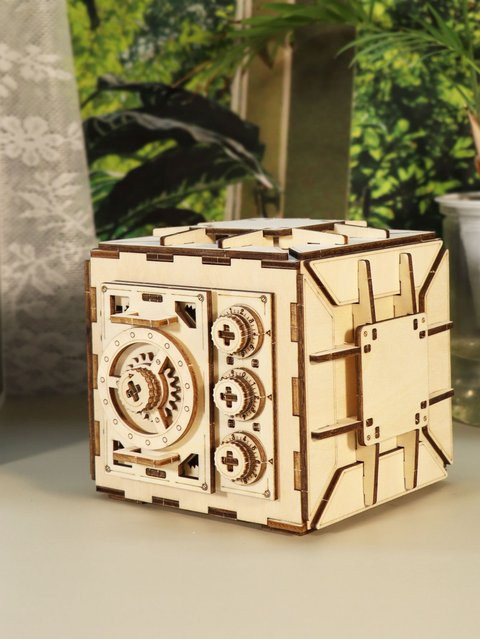 Music Park 3D-Holzpuzzle, DIY-Spind-Puzzleschachtel, ab 14 Jahren - Bild 1