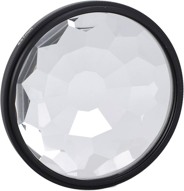 Koogeelife Kaleidoskop Filter 67mm aus optischem Glas, weiß, wasserdicht und kratzfest - Bild 1