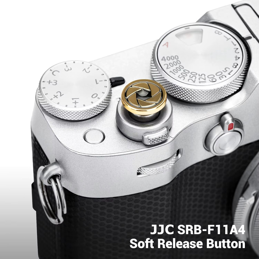 JJC Kamera-Auslöser in Gold für Fujifilm X-Serie und Leica Q3 - Bild 2