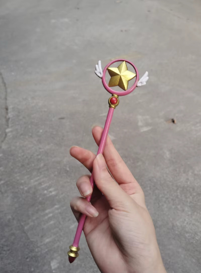 Bandai Sakura Vogelkopf-Zauberstab, Metall-Edition, Zubehör, Fantasy - Bild 4