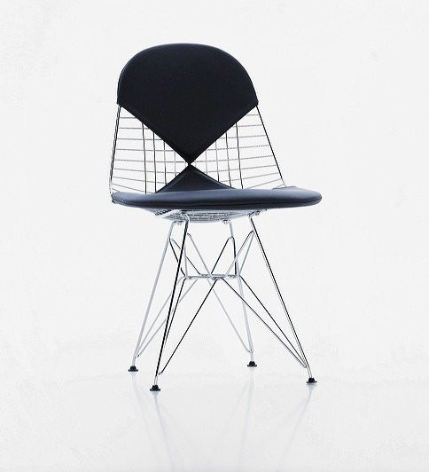 Vitra Wire Chair Dkr 2 aus Stahl in Silber - Bild 1