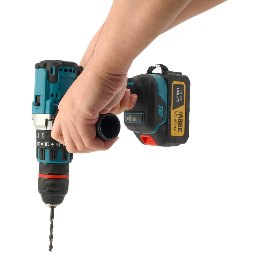 Bürstloser elektrischer Akku-Schlagbohrschrauber von Makita mit 480 N.M Drehmoment und 13 mm Bohrfutter für 18 V Akku-Systeme - Bild 6