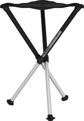 Walkstool Comfort XXL Klapphocker Schwarz Silber mit einer Belastbarkeit von max. 250 kg - Bild 1