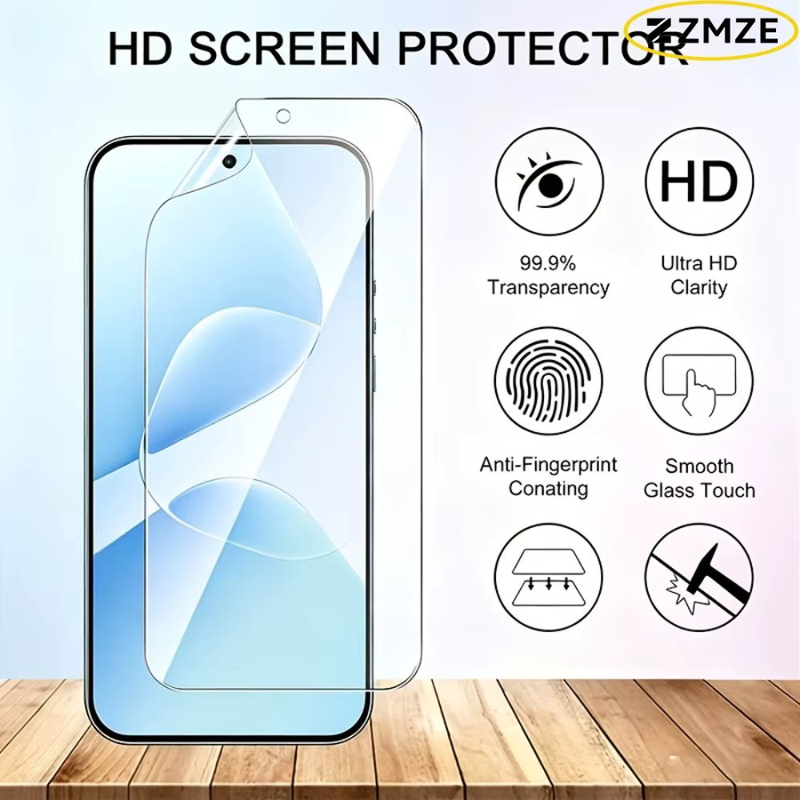 4er-Pack Anti-Kratz HD Hydrogel-Schutzfolie für Xiaomi in Transparent für verschiedene Modelle wie Xiaomi 17 Ultra, 17 Pro Max, 15T und 14T - Bild 2