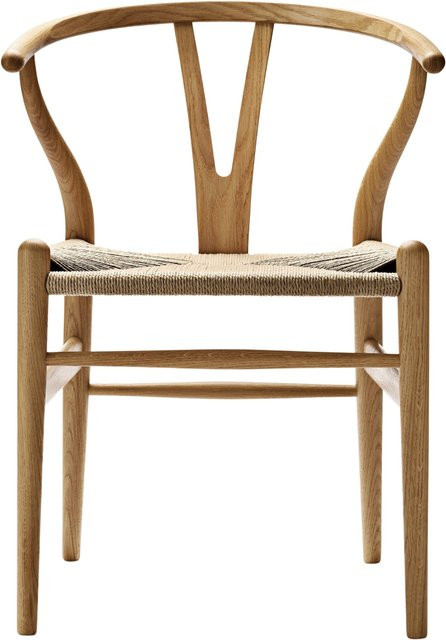 Carl Hansen & Søn CH24 Y Wishbone Stuhl aus Eiche und Papierkordel in Braun - Bild 1