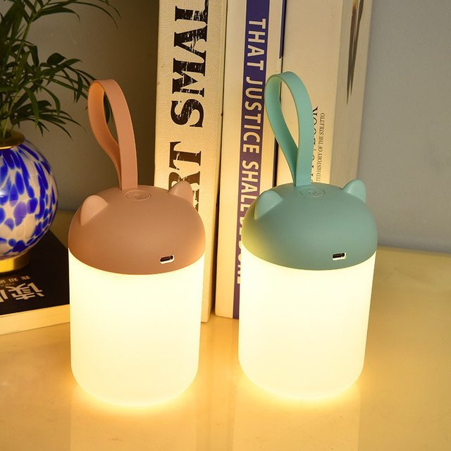 Lyfs LED Nachtlicht in Weiß mit Touch-Steuerung und USB-Ladefunktion für Schlafzimmer und Kinderzimmer - Bild 1