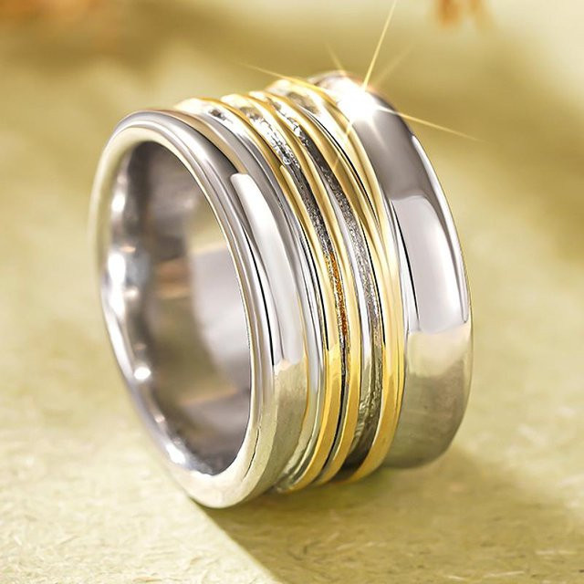 Huitan Ringe, Bicolor, Kupfer, Damen - Bild 1