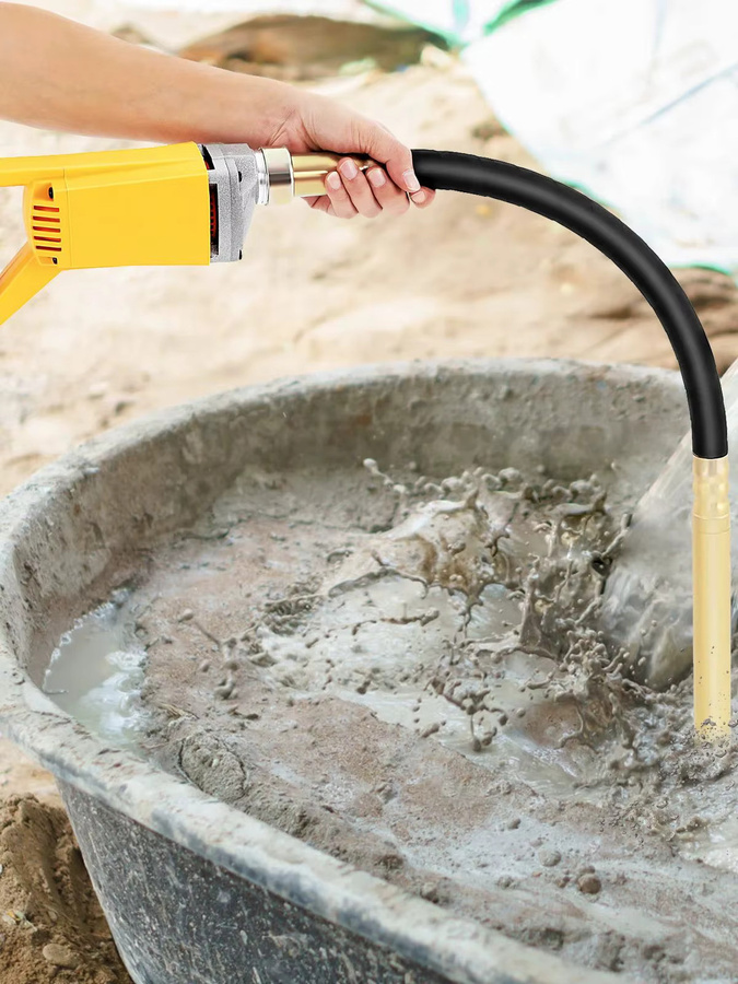 CNCEST Handbeton-Vibrationswerkzeug Betonrüttler mit 800 W und 4500 U/min für den Bau von Tunneln, Brücken und Straßen - Bild 5