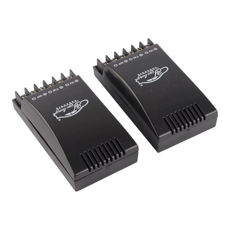 EBTOOLS 2er-Set Auto-Audio-Frequenzweiche 2-Wege mit 100W Ausgangsleistung in Schwarz - Bild 2