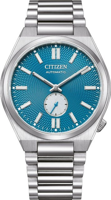 Citizen Armbanduhr Tsuyosa, Automatik, Edelstahl, Blau, 40 mm, Herren - Bild 1