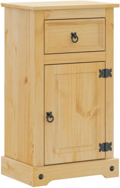 vidaXL Badschrank Corona aus Massivholz Kiefer in Braun, B/T/H: 45 x 33 x 80 cm - Bild 1