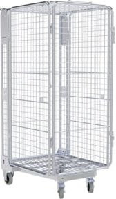 HMH nestainer Gitterbox ADB 1450 ME KU, 5-seitig, blau verzinkt, B: 87,0 cm, H: 73,0 cm - Bild 1