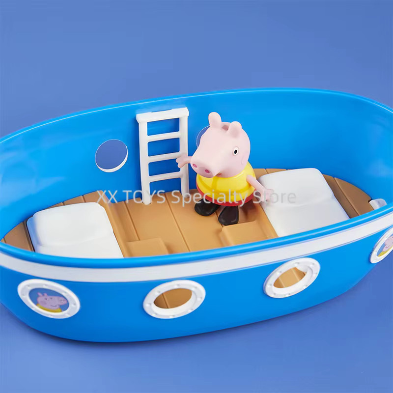 Hasbro Peppa Pig Peppa’s Adventures Opa Pig’s Cabin Bootfahrzeug, 1-teiliges Set - Bild 4